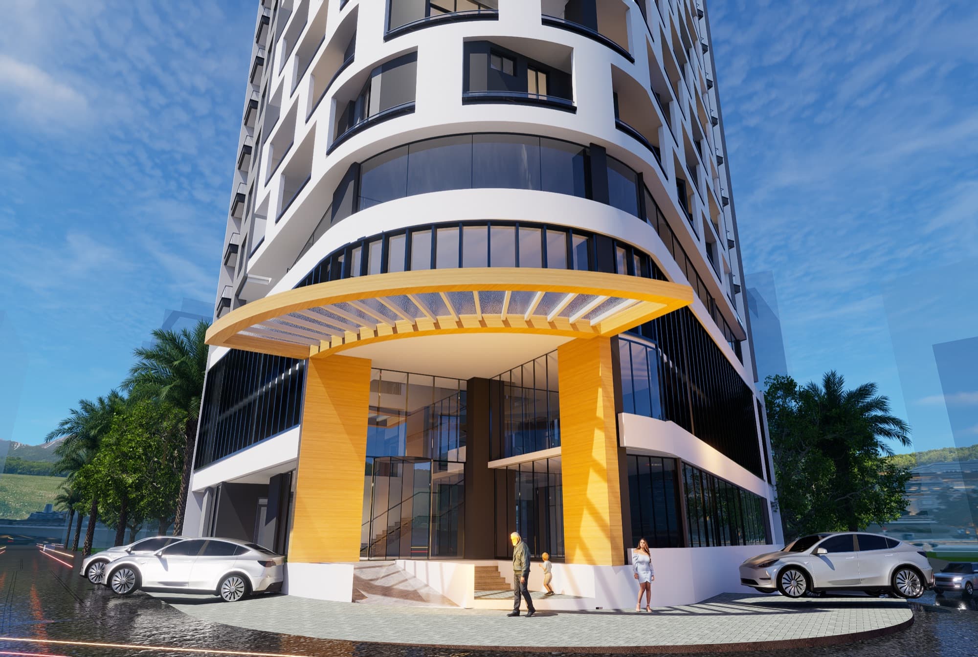 Secure Covered Entrance